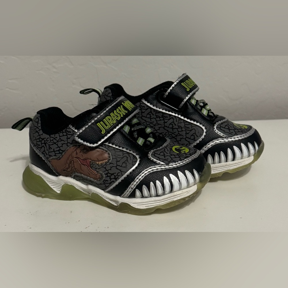 Jurassic World boys lighted sneakers.